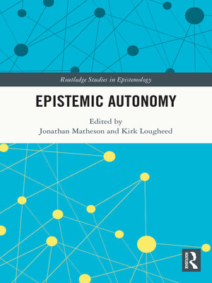 cover image of Epistemic Autonomy